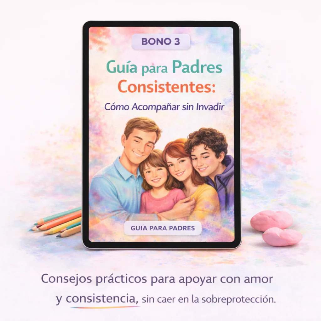 Bono 3: Guía para Padres Consistentes, cómo acompañar sin invadir