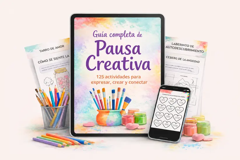 Pack digital Pausa Creativa con 125 actividades para expresar, crear y conectar